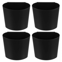stuks kleine hangende emmers, compatibel met winkelwagen, hangende bekerhouder, draagbare opbergmand, hangende mand
