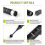 Bore Sighter Kit with Carrying Box Adjustable Universal Hunting Tools Light Wear-resistant Boresight 4