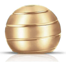 (Golden) Kinetic Desk Toy, Optical Illusion Metal Fidget Spinning Ball-Good