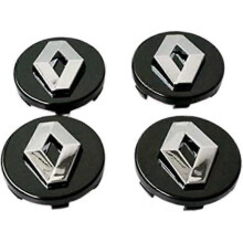 4pcs 57mm Car Alloy Wheel Centre Hub Caps In Black-Good