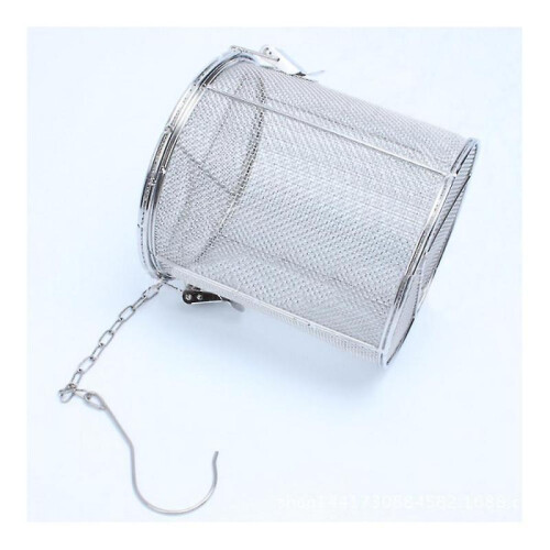 (large) Stainless Steel Seasoning Strainer Basket Large-hy 1