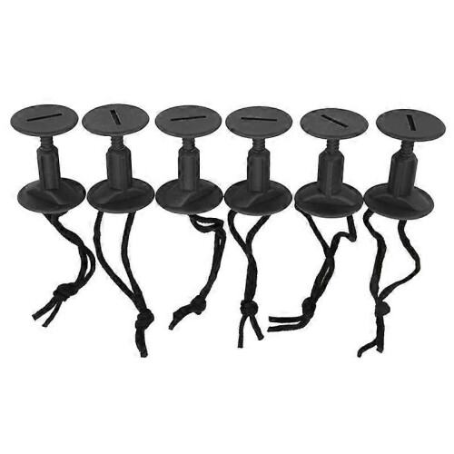 6 Pcs Surfboard Leash Plugs with Cords Strings Water Surfing Accessories Surf Leash Plug Bodyboard Accessory