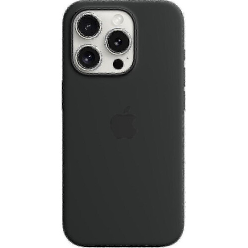 (Black)For Apple Iphone 15 Pro Silicone Case With Magsafe