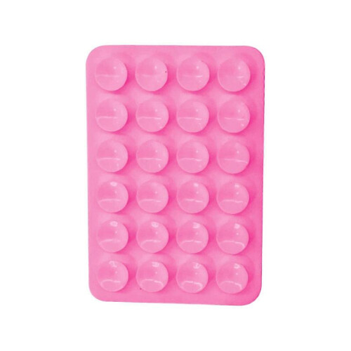 5pcs Silicone Suction Phone Case Adhesive Mount, for iPhone & Android Cellphone case Compatible, Hands-Free Mobile Accessory Holder