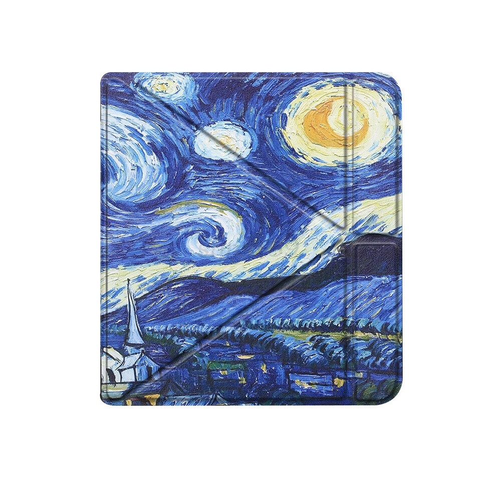 (For Kobo Libra H2o N873, Xk) New For Kobo Libra H2o N873 7-Inch Foldable Tablet Case Stand Shockproof Flip Cover - Auto Wake/Sleep Ereader Cover 6963793993239
