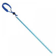 (Azul Claro) Vara de Ponteiro de Mergulho Scubas Diving 6061 Alumínio Lagostas Vara de Ponteiro Subaquático Barulho Criador Vara com Cordão