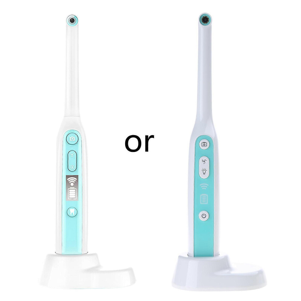 (As show, One size) High Performance WiFi Oral Cavity Camera Intraoral Camera Endoscope Wireless IP67 Waterproof Rechargeable Plastic for Sh  White