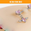 (28)Γυναικείες θήκες θηλών με κοσμήματα piercing - Επαναχρησιμοποιήσιμα αυτοκόλλητα κ 5