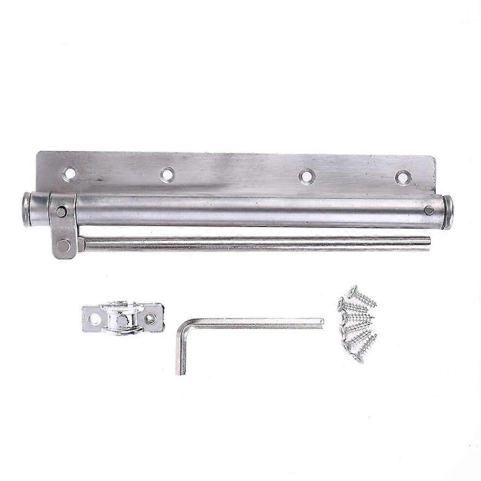 (As show, One size) Automatic Adjustable Door Closer Simple Fire Door Closing Device Hidden Metal Safety Spring Door Closers Door Hardware