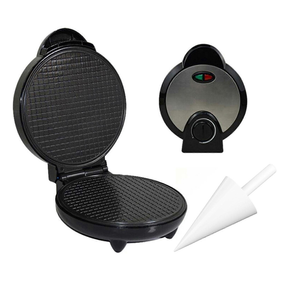 (As show, One size) BBQ Steak Hamburger Electric Grill Waffle Maker Food-Grade Non-Stick Pan Deepening The Design Of Grill Egg Frying Makers