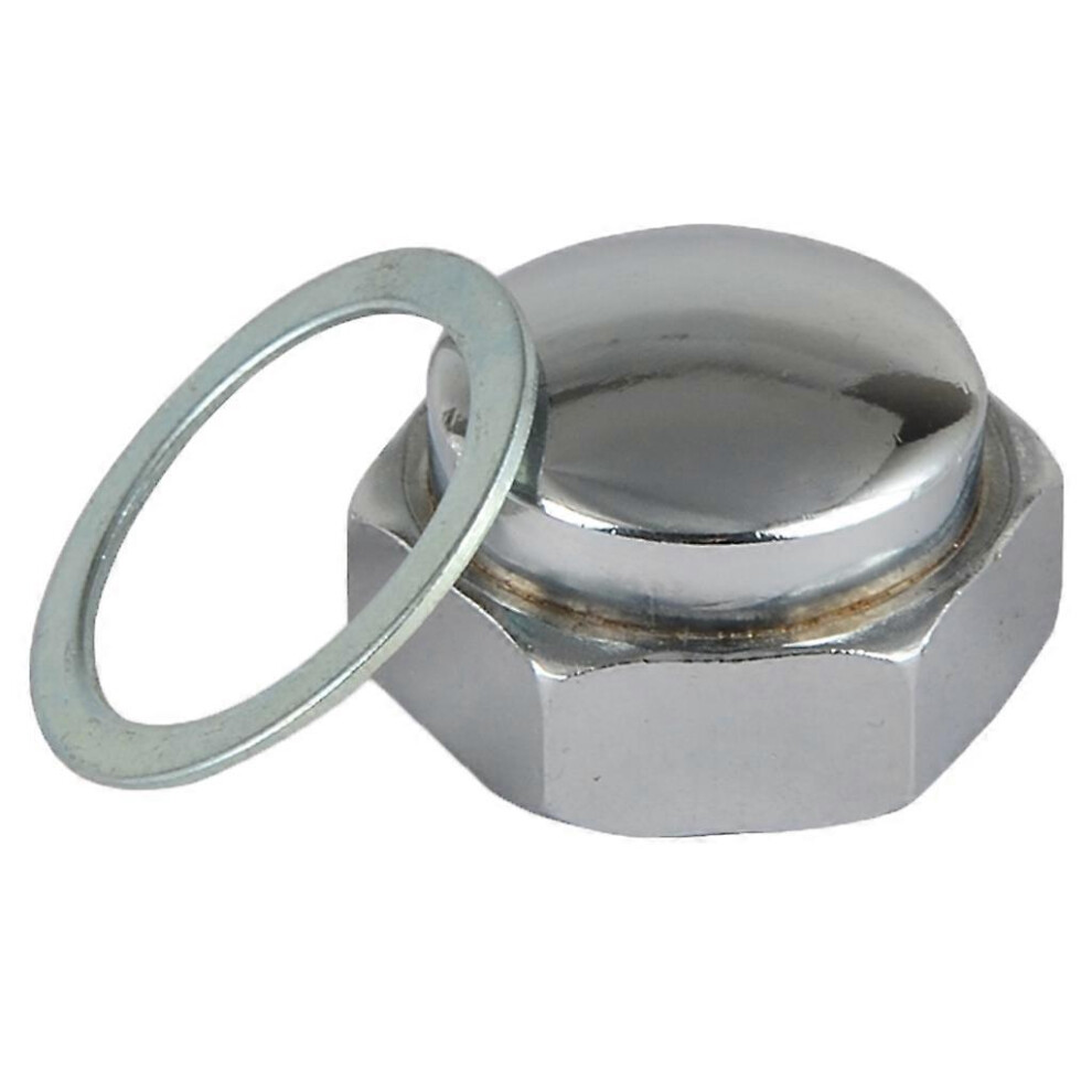 (As Show, One Size) Steering Stem Chrome Nut Washer For Xl100 Xl70 Xl75 Xl80 Xr100 Xr70 Xr75 Xr80 Z50a Z50r Bike Bolt Caps 6933423605313