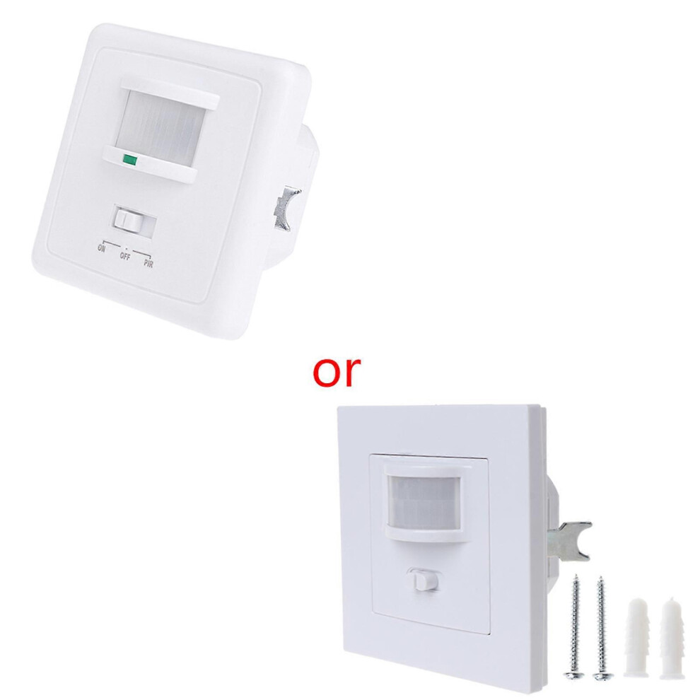 (As show, One size) 220-240V LED Motion Sensor Hand Wave Dimmer PIR Infrared Motion Sensor Switch Wall Mounted LED Lights Touch Switch