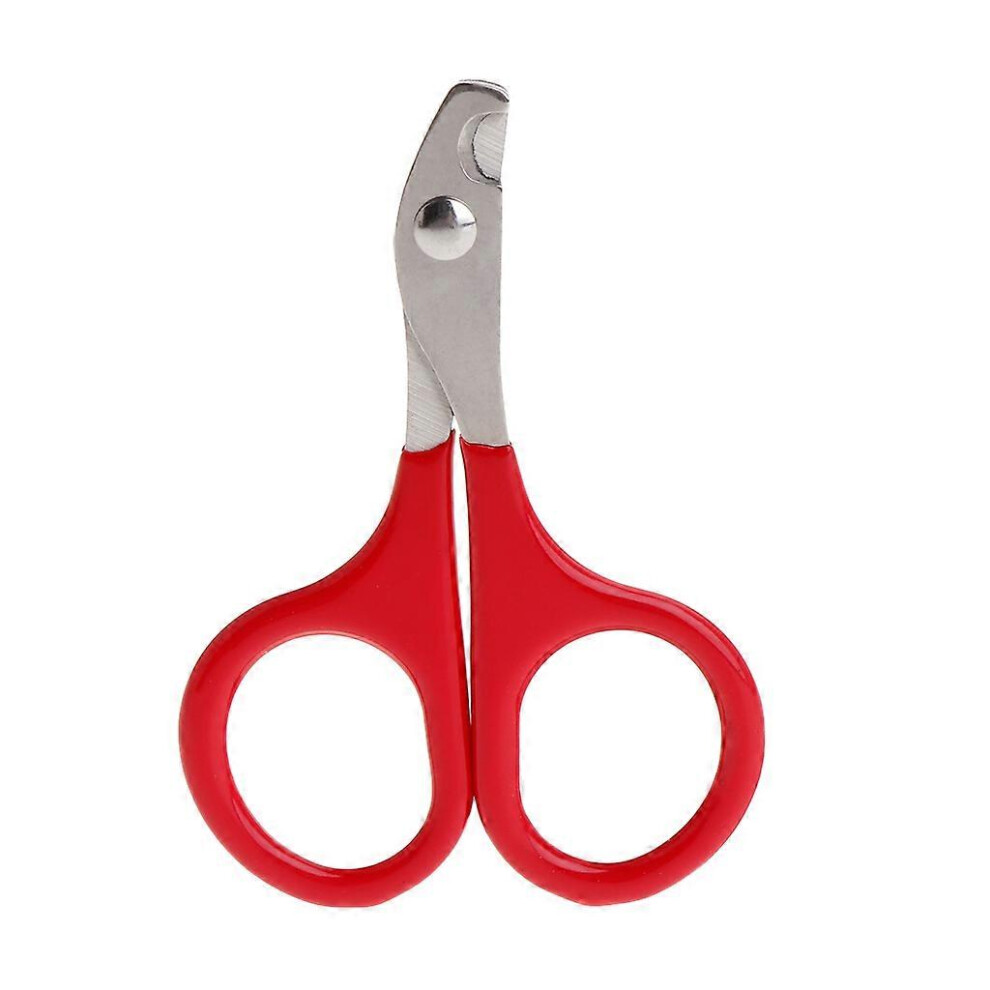 (As show, One size) Pet Nail Clipper Dog Paw Grooming Scissor for Cat Nail Cutter for Dog for Cat Bird Guinea Pig Puppy Ferrets Pet Grooming  Silver