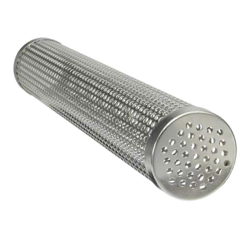 (As show, One size) Smoker Smoke Tube Box for Pellets Grill 304 Stainless Steel BBQ Cold Smoker Generator Tube Billowing Hot or Cold Smoking