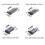 (Type C to Micro) Micro USB to Mini USB Type-C Adapter Usb-C Female To Micro Usb Male Converter 2