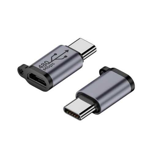(Micro to Type C) Micro USB to Mini USB Type-C Adapter Usb-C Female To Micro Usb Male Converter