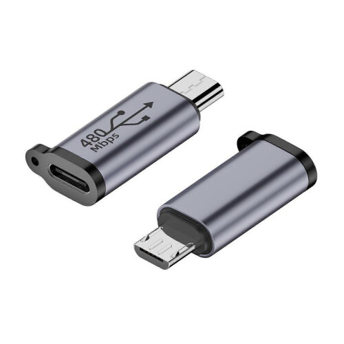 (Type C to Micro) Micro USB to Mini USB Type-C Adapter Usb-C Female To Micro Usb Male Converter