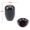 For Honda Red Stitch Leather Manual Shift Boot+R-T Black 5-Speed Shifter Knob 15