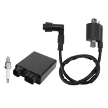 Zündspule Zündkerze CDI-Box-Kit 5YF-85540-00-00 Ersatz Kompatibel mit Yamaha Raptor 50 YFM50 YFM50R
