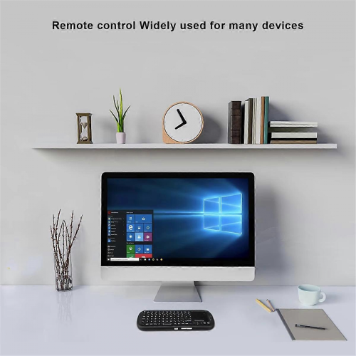 Mini teclado sem fio Bluetooth + 2,4 GHz com touchpad e mouse combinado compatível com Android TV Box/PC/Tablet// 3/HTPC 2