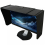 Protetor solar para computador, protetor solar para monitor de vídeo LCD e LED, proteção contra reflexos para tela de 17/27 polegadas 2