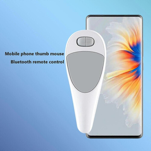 (WHM) CMS01 Mobile Phone Thumb Mouse Smart Bluetooth Tablet PC Palm Lazy Mobile Phone Convenient Mouse 2