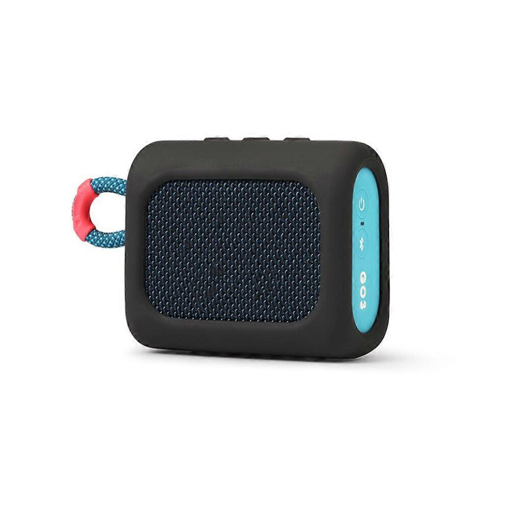 (, One Size) Shockproof Speaker Silica Gel For Protection For Case Protective Bag Cover For Go 3 Go3 Travelling Camping Business For Black