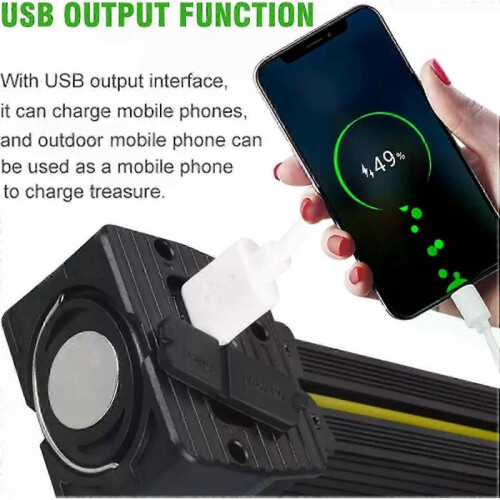 Gym Lamp compatible with Posing 7th Gear Dimming Portable Magnet LED Flashlight with Hook 1