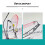 (Silver Frame) Blue Light Blocking Glasses Rimless Tinted Gradient Lens Fashionable for Women 3