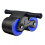 (Blue)Automatic Rebound Belly Wheel with Kneeling Pad Arm Muscles Bodybuilding Slimming Tool Workout Equipment 2