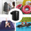Air Pump Tire Inflator Fast Inflation High Power Pump for Hovercraft Inflatable Beds 4