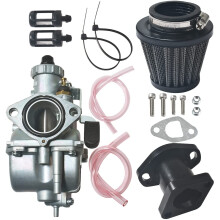 VM22 26mm Carburetor for Predator 212cc GX200 6.5hp Engine 196cc CT200U Go Kart Mini Bike Carburetor Carb with Intake Pipe Manifold Air Filter
