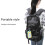 Portable Solar Power USB Battery Charger Outdoor Camping LED Light Lantern Multifunctional 5