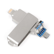 Flash Drives 3 in 1 128GB USB flash drive with large capacity 3.0 for car computer dual-purpose USB flash drive Type-c m Walkbee 6320