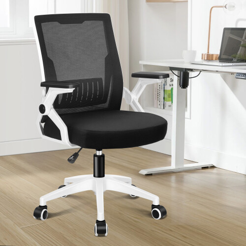 ELFORDSON ELFORDSON Mesh Office Chair Computer Fabric Racing Work Seat