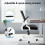 ELFORDSON ELFORDSON Mesh Office Chair Computer Fabric Racing Work Seat 5