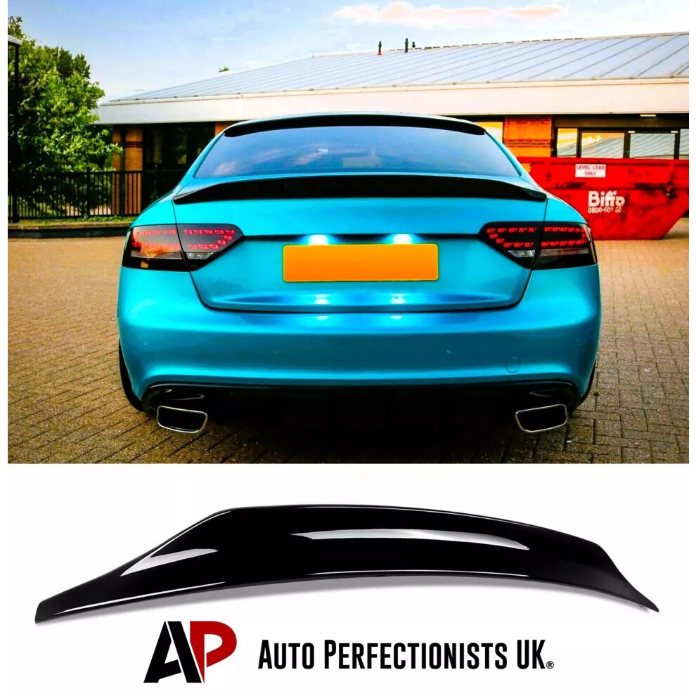 For Audi A5 B8 8T Coupe 2 Door Rear Boot Spoiler Lip Wing Body Kit 7-16 5061072661662