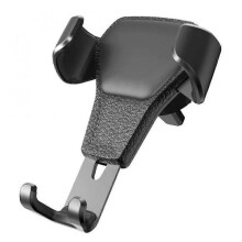Car Phone Stand Air Vent Mount Clip Universal Car Phone Holder Portable Imitation Leather Material Durable Walkbee A B