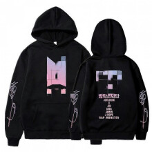 (L, 7) BTS Album Pullover Hoodie, Men And Women Fashion Casual Hoodie, Cotton, Sports Hoodie