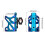 (Burnt titanium) Bikes Water Bottle Cage Brackets Universal Size Bicycles Drink Mount Rack 5
