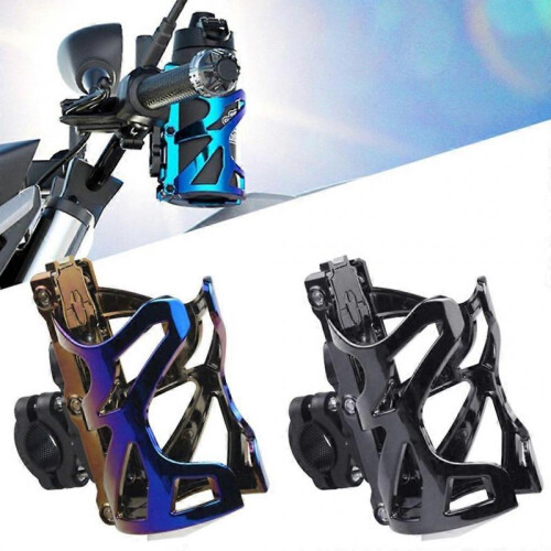 (Burnt titanium) Bikes Water Bottle Cage Brackets Universal Size Bicycles Drink Mount Rack 1