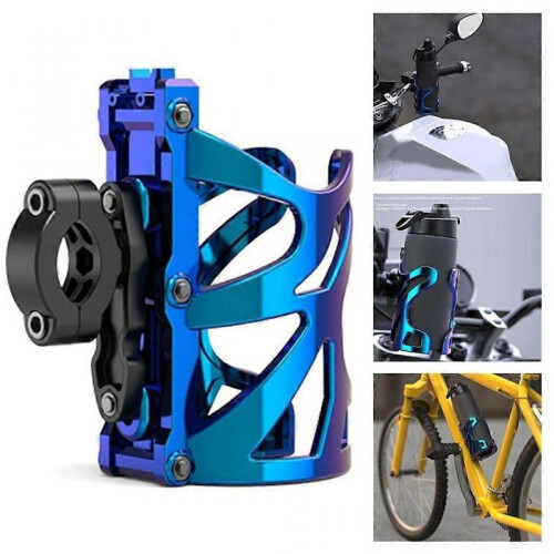 (Burnt titanium) Bikes Water Bottle Cage Brackets Universal Size Bicycles Drink Mount Rack 2