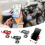 (Black) Aluminum Bicycles Phone Holder Rotating Phone Bracket Phone Stand, Adjustable 2