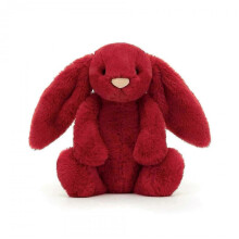 Red Bonnie Bunny 36CM Shattered Ears Bunny Creative Bunny Soothing Doll Same as Jct