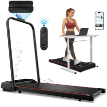 FK Sports Walking Pad Treadmill - Foldable, Remote App Control, 12 km/h, Bluetooth & Speaker, 130 kg Capacity