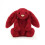 Red Bonnie Bunny 36CM Shattered Ears Bunny Creative Bunny Soothing Doll Same as Jct 2