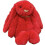 Red Bonnie Bunny 36CM Shattered Ears Bunny Creative Bunny Soothing Doll Same as Jct 4