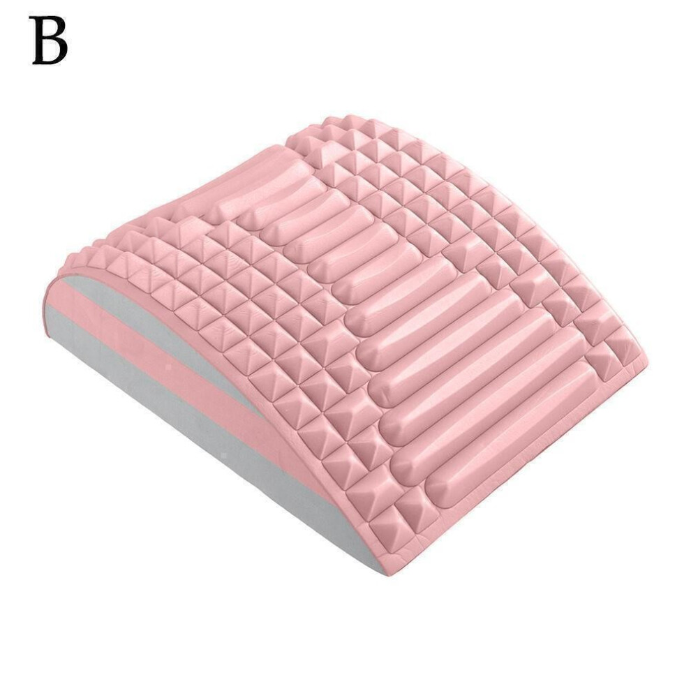 1X Back Stretcher For Pain Relief Adjustable Lumbar Spine Support Posture Corrector