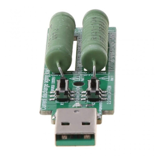 USB Resistor Electronic Load for w/Switch Adjustable 3 Current 5V Resistance Tes 2