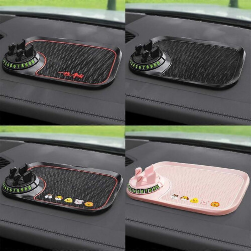 Phone Holder Pad Number Plate Sticky Pads Universal Car Accessories Phone GPS 2